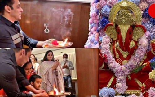 Here’s how Salman, family marked the beginning of Ganesh Chaturthi