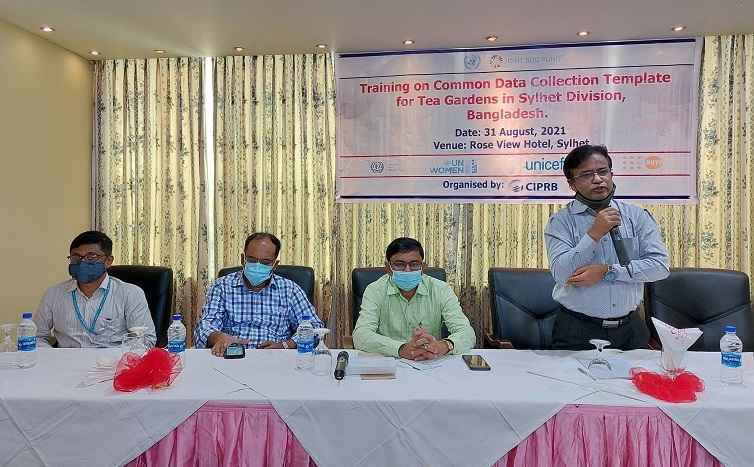  Training on common data collection template for tea gardens held in Sylhet