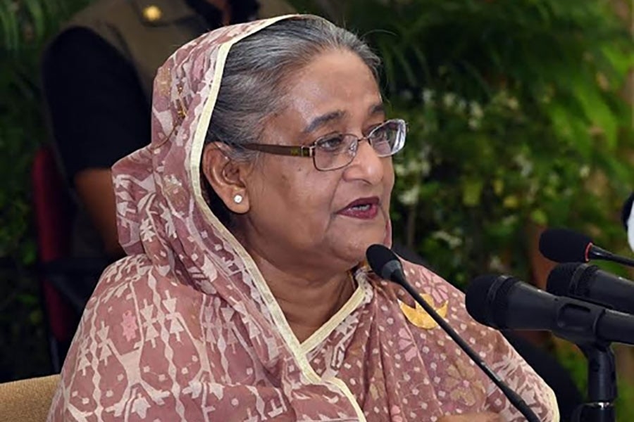 PM Hasina stresses basin-based trans-boundary river water management