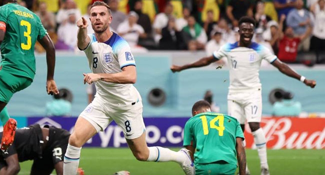 England beat Senegal 3-0 to set up quarter-final clash with France