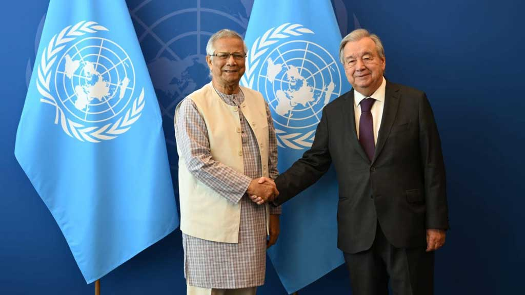  UN chief Guterres pledges full support for Bangladesh’s democratic transition